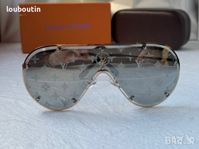 Louis Vuitton 2023 висок клас мъжки слънчеви очила маска, снимка 3 - Слънчеви и диоптрични очила - 44827350