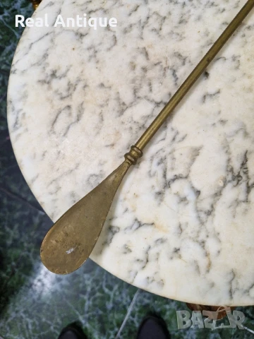 Чудесна антикварна английска бронзова обувалка , снимка 6 - Антикварни и старинни предмети - 50893629