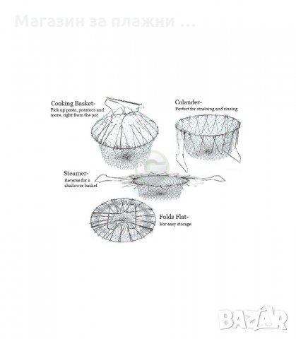 УНИВЕРСАЛЕН КУХНЕНСКИ ПОМОЩНИК CHEF BASKET - код 1718, снимка 8 - Аксесоари за кухня - 34268989