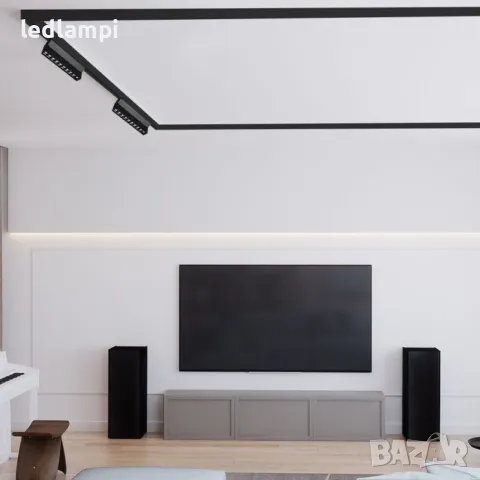 LED SMART Магнитен Линеен Спот 18W 3в1 48V, снимка 8 - Лампи за таван - 49433191