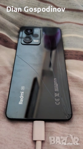 Xiaomi Redmi Note 12 Pro 5G 8GB/256GB + кутия и оригинално 67W зарядно, снимка 2 - Xiaomi - 53818945