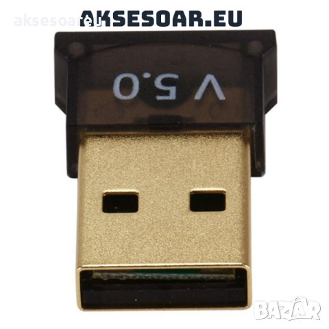 Безжичен USB адаптер Мини Bluetooth 5.0 приемник Безжичен аудио предавател за компютър лаптоп таблет, снимка 4 - Слушалки, hands-free - 41022865