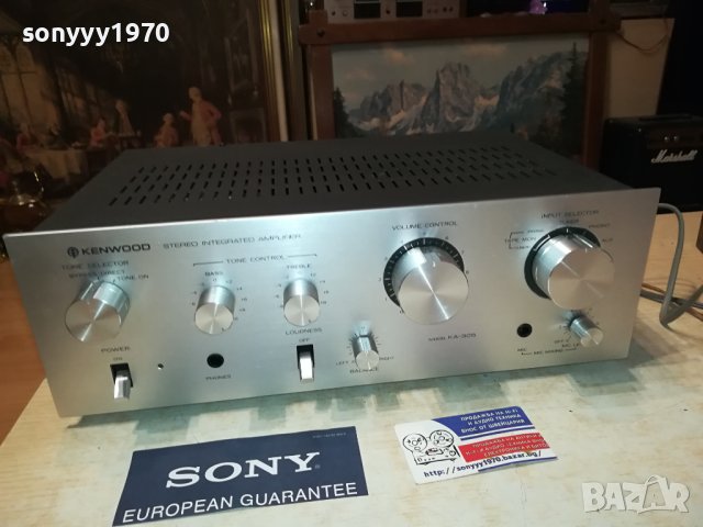 KENWOOD K-305 STEREO AMPLIFIER-MADE IN JAPAN-LNV ВНОС SWISS 2906231708, снимка 2 - Ресийвъри, усилватели, смесителни пултове - 41396107