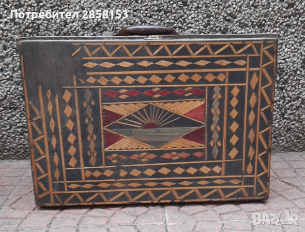 Стар ръчно правени войнишки куфар, снимка 5 - Антикварни и старинни предмети - 51490505