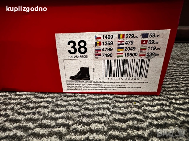 Зимни обувки боти S. Oliver 38 тъмно сини, снимка 2 - Дамски боти - 53236023