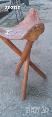 Маса и три стола-масив и кожа, снимка 8 - Маси - 53147835