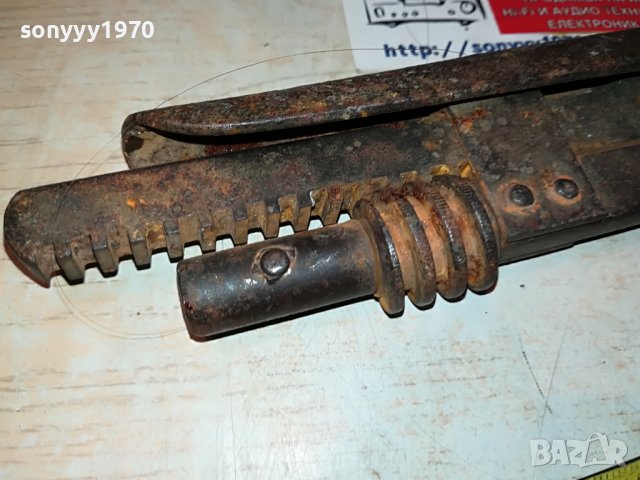 стар раздвижен ключ от франция антика 0502231506, снимка 7 - Антикварни и старинни предмети - 39562685
