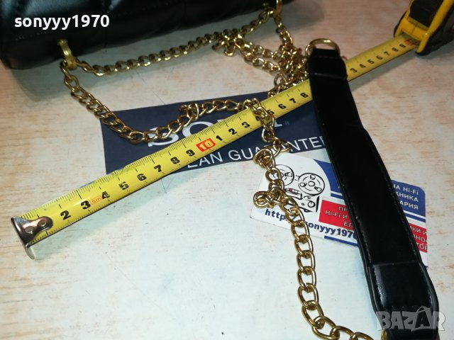 ЧАНТА-ЧЕРНО И ЗЛАТО 1008231257, снимка 14 - Чанти - 41813806