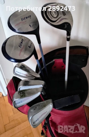Клъбове за Голф / Комплект Клъбове за Игра на Голф / FITWAY, снимка 7 - Голф - 51236809
