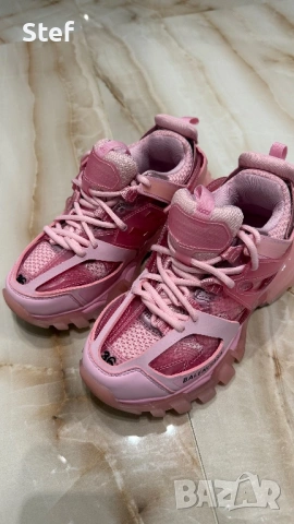 Balenciaga Track розови , снимка 3 - Маратонки - 53536728