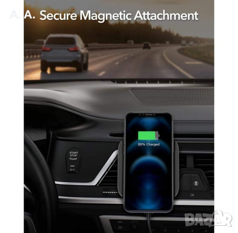 Стойка и зарядно за кола ESR - HaloLock, MagSafe, Air Vent