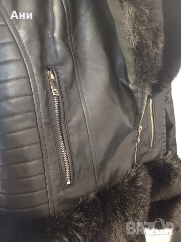 Стилно дамско яке от еко кожа , снимка 4 - Якета - 51475255