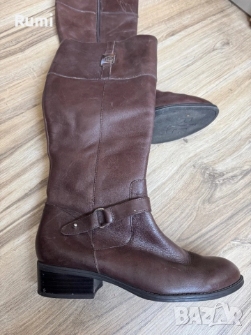 Дамски бутикови ботуши естествена кожа  Ralph Lauren! 38,5 н, снимка 2 - Дамски ботуши - 52306523