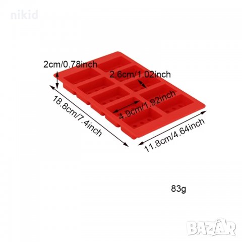 10 Лего блок блокчета конструктор силиконов молд форма фондан украса торта шоколад лед гипс сапун, снимка 5 - Форми - 17564565