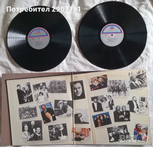 Грамофонна плоча Luciano Pavarotti "Les triumph de Pavarotti".1988. Decca. 2 дискове, снимка 7 - Грамофонни плочи - 49407362