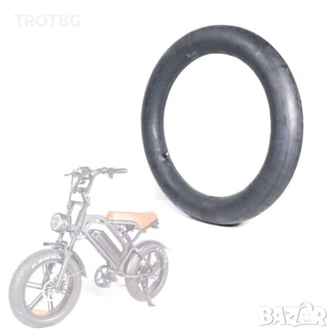Вътрешна гума с прав вентил 20x4 / 20x3.5 за Fatbike, снимка 5 - Други спортове - 52630503