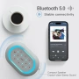 Цифров часовник с радио и Bluetooth говорител – 10W, 7-цвят нощна светлина, снимка 2