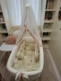 Детско легло-люлка с балдахин, матрак и възглавнички 100 евро, снимка 3