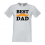 Мъжка тениска Best Dad Mustache Баща, Дядо,Празник,Татко,Изненада,Повод,Рожден ден, Имен Ден,, снимка 1 - Тениски - 36503848