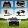 Двуместен акумулаторен джип POLICE 4X4 24V MP3 меки гуми,Кожена седалк, снимка 10
