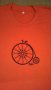 тениска авторска " Ретро велосипед"  уникат, лимитиран тираж, ушита по поръчка от качествен плат, снимка 1 - Тениски - 42062737