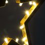 Декоративна Звзда с 20 ЛЕД, Коледна декорация, Коледна украса, снимка 4