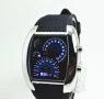 Мъжки спортен ръчен часовник с LED дисплей и ефектно показване на часа WW26, снимка 3