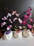 изкуствени орхидеи в кашпа , снимка 1 - Изкуствени цветя - 40999157