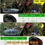 Декоративен соларен фонтан с RGB светлина за езерце или градина - КОД 4480, снимка 10