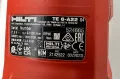 Hilti TE 6-A22 AVR - Акумулаторен безчетков перфоратор неразличим от нов!, снимка 4