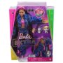 BARBIE EXTRA DOLLS със син леопардов екип HHN09, снимка 6
