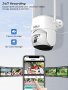 Нова 1080P камера за видеонаблюдение Сигурност Завъртане 360°, снимка 2