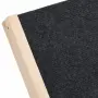 vidaXL Рампа за кучета сива 70x35 см масивна ела, снимка 8