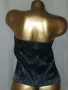 Сатенен черен корсет , снимка 5