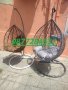 Градинска люлка водоустойчива Висящ ратанов стол 3 размера, снимка 3