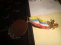 СТАР ШВЕЙЦАРСКИ РЯДЪК ПОЗЛАТЕН МЕДАЛ с ЛЕНТА и НОСАЧ ЕМАЙЛИРАН 25051, снимка 9