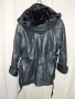 Кожено еке палто от естествена кожа с пухкава подплата , снимка 6