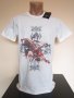 НОВА бяла мъжка памучна тениска GIVENCHY / Живанши размер S, снимка 1 - Тениски - 41598170