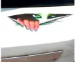 3D стикер лепенка за автомобил кола очи поглед , снимка 4