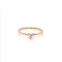Златен дамски пръстен 0,97гр. размер:56 14кр. проба:585 модел:20071-2, снимка 1 - Пръстени - 42529468