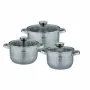 Комплект тенджери от неръждаема стомана Bohmann, Класика и удобство за всяка кухня (6 части), снимка 2