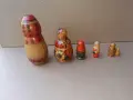 Стари дървени матрьошки - 6 броя , матрьошка - Русия , СССР, снимка 4