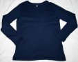 H&M тъмно синя блуза за момче размер 122-128 см., снимка 1 - Детски Блузи и туники - 34121895