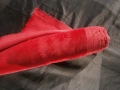 Плюш.Червен,Покривка,Парадна,Соц., снимка 4