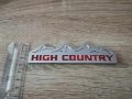 Chevy Jeep High Country сребриста емблема , снимка 3