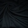 Плат италианско дизайнерско черно вълнено трико - плетиво, снимка 4