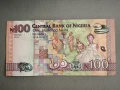 Банкнота - Нигерия - 100 найра UNC | 2024г., снимка 2