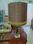 Рядка антикварна белгийска кристална настолна лампа Val Saint Lambert , снимка 2
