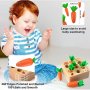 Дървен сортер с моркови, снимка 1 - Образователни игри - 35915704