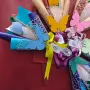 Вечни букети от плетени лалета , снимка 16